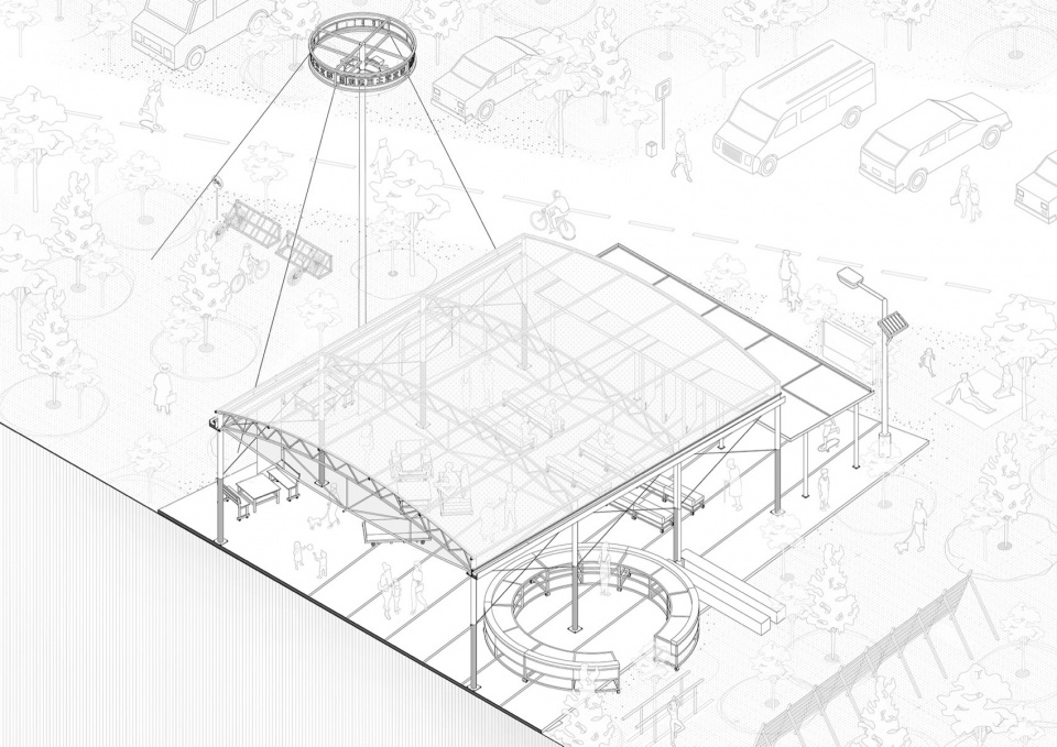 the Marquee Shed of the 2024 Dianchi Art Season by Someyoung Architects