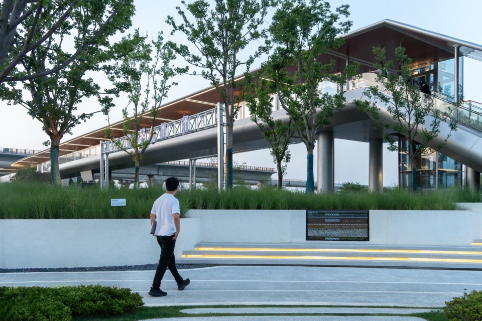 Landscape Design of Green Space on the East Side of Peiya South Road Jinze Town Shanghai by Landscape Design Department Shanghai United D...