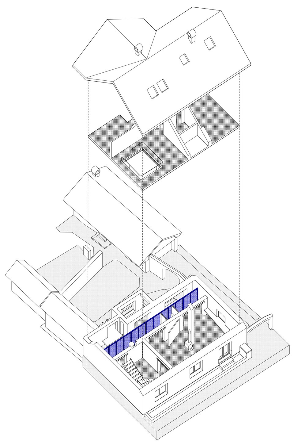 reconstruction of a reconstructed house by kilo honc