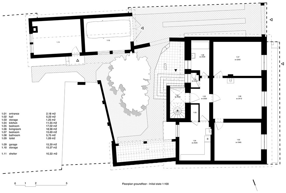 reconstruction of a reconstructed house by kilo honc