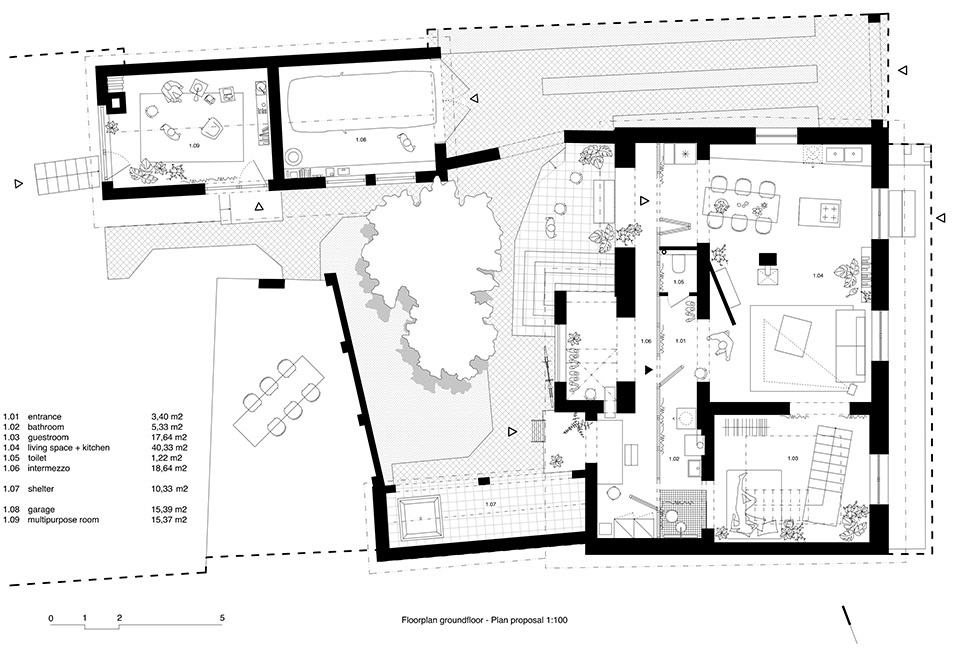 reconstruction of a reconstructed house by kilo honc