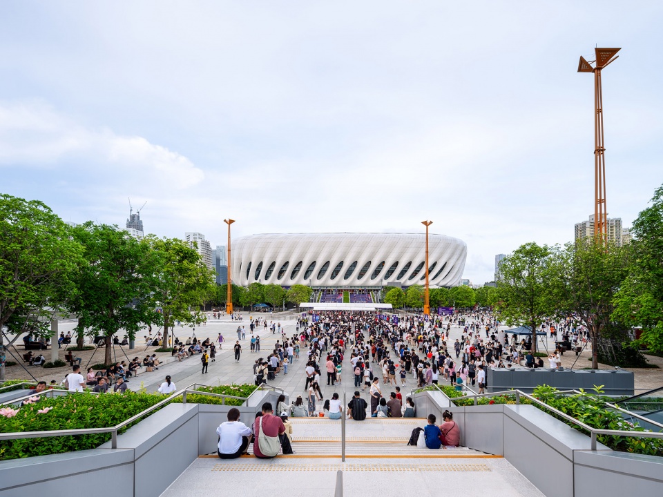 shenzhen sports center landscape architecture by lola landscape architects