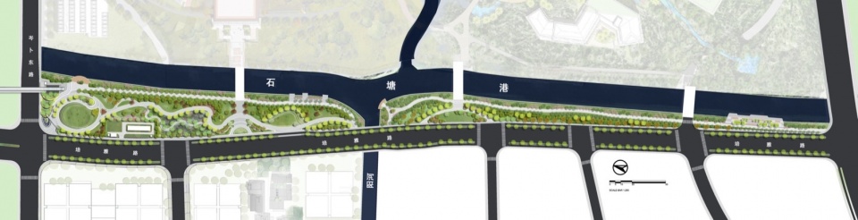 Landscape Design of Green Space on the East Side of Peiya South Road Jinze Town Shanghai by Landscape Design Department Shanghai United D...