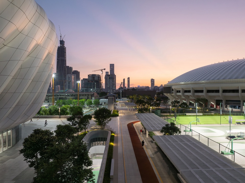 shenzhen sports center landscape architecture by lola landscape architects
