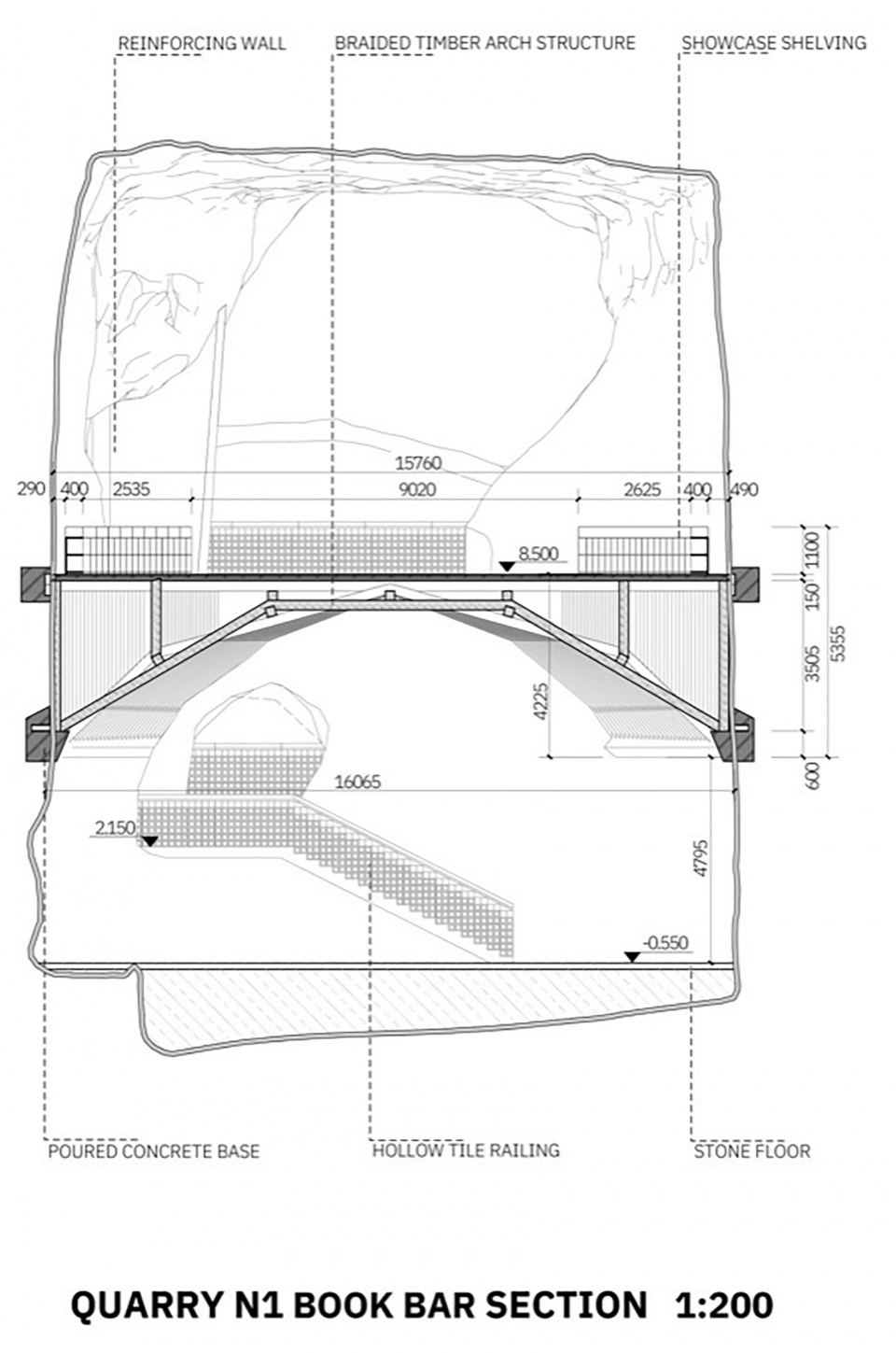 Huangyan Quarry Cultural Art Center by DnA Design and Architecture