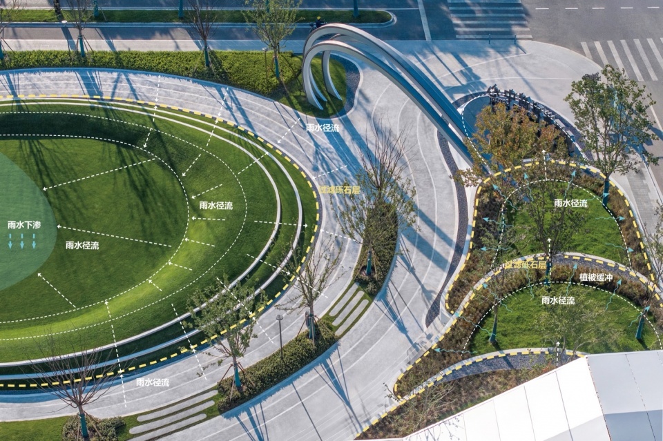 Landscape Design of Green Space on the East Side of Peiya South Road Jinze Town Shanghai by Landscape Design Department Shanghai United D...
