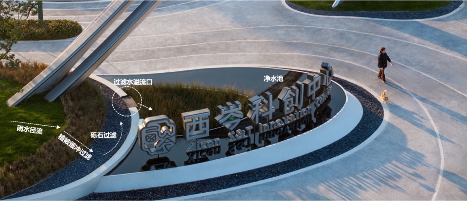Landscape Design of Green Space on the East Side of Peiya South Road Jinze Town Shanghai by Landscape Design Department Shanghai United D...