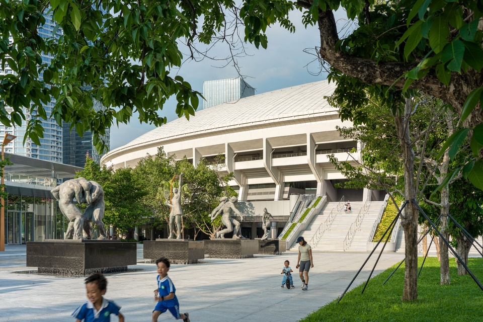 shenzhen sports center landscape architecture by lola landscape architects
