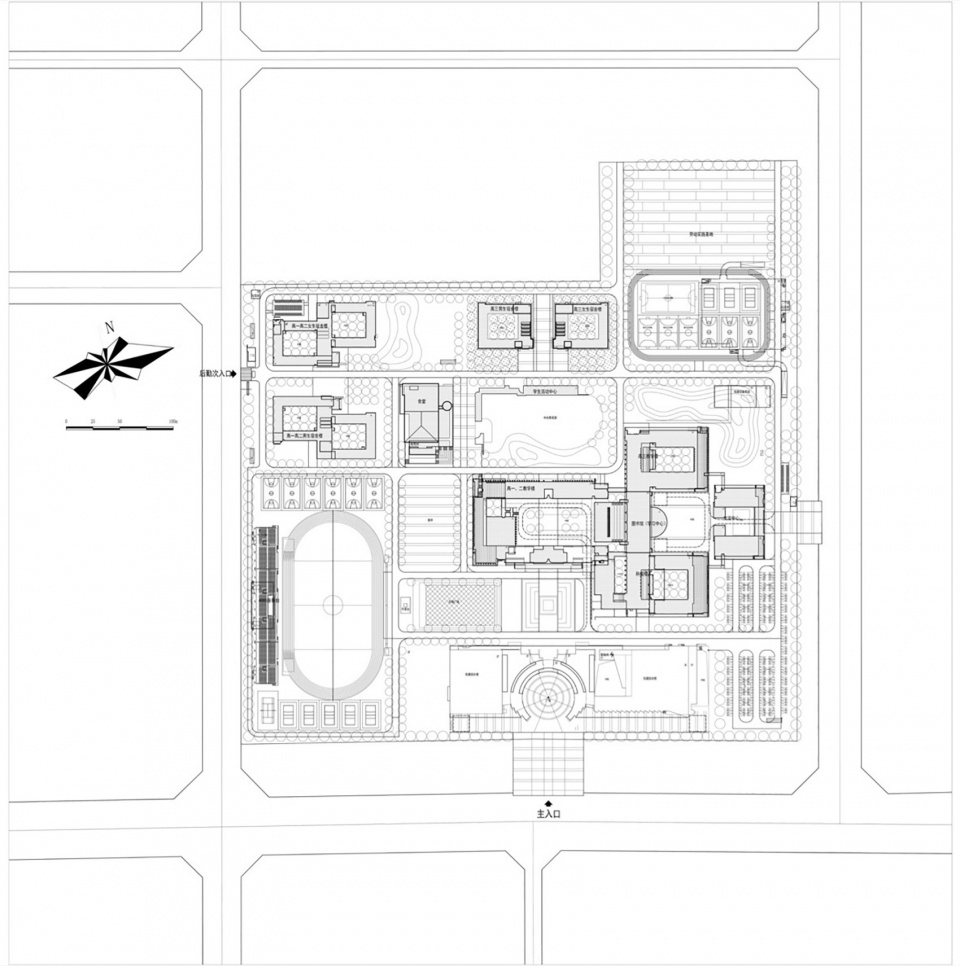 Tiemenguan Huashan High School by Jiangsu Provincial Zhongrui East China Institute of Architectural Design and Research Co Ltd Qurui Shan...
