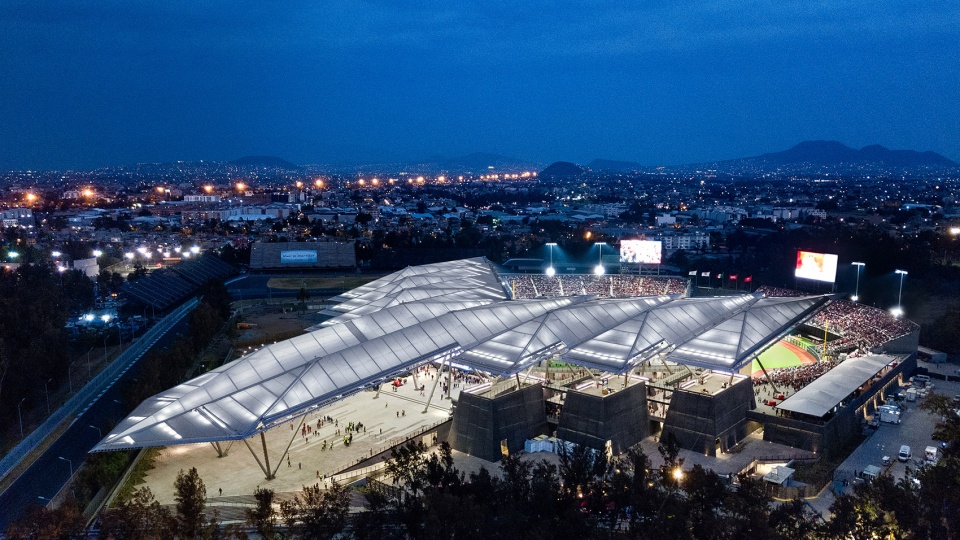 diablos rojos stadium by fgp atelier taller adg