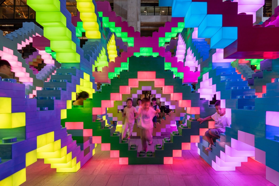 woven playground public art installation by saxing jizi design