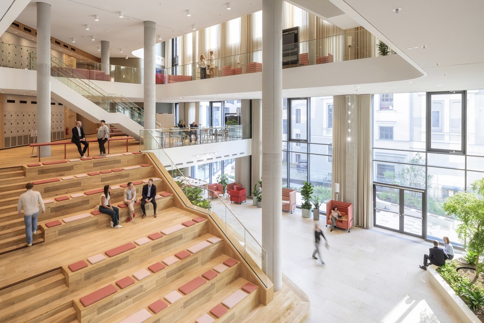 b one office building by cfmoller architects