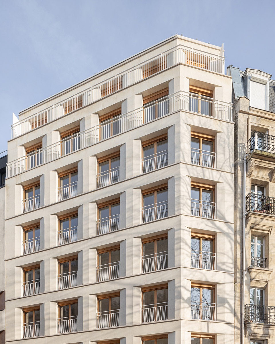 housing units in solid stone by mao architects