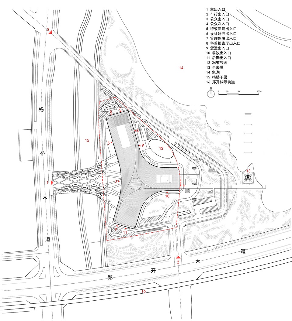 new science and technology museum of henan province by tjad