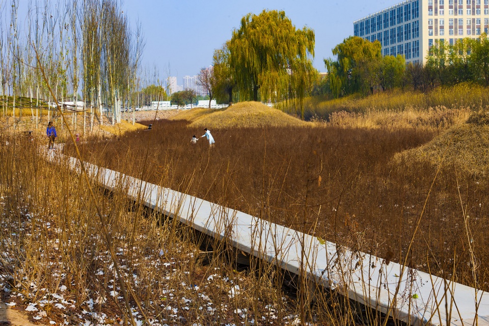 the beijing yongxing river greenway china by turenscape