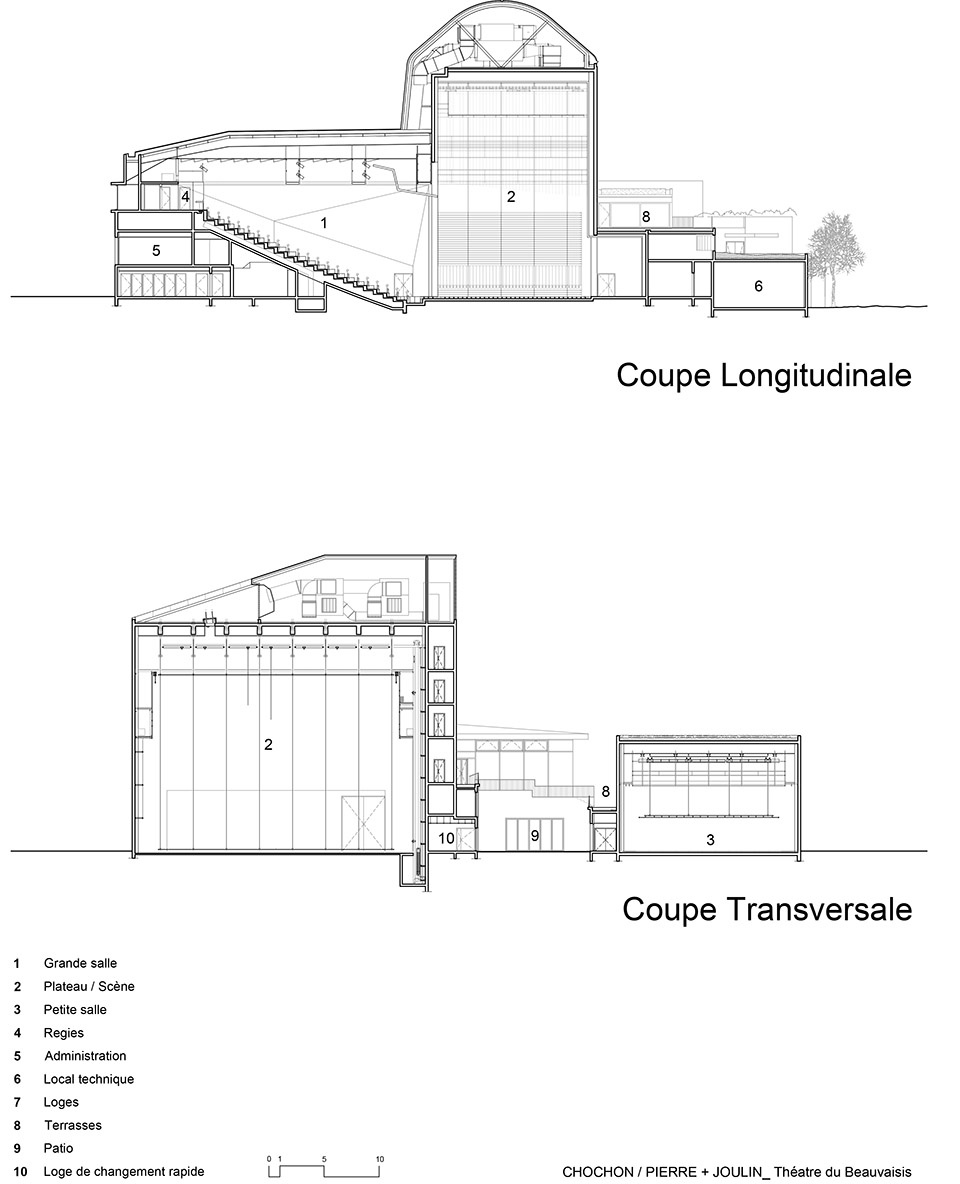the regional theatre of the beauvaisis by the atelier ajc