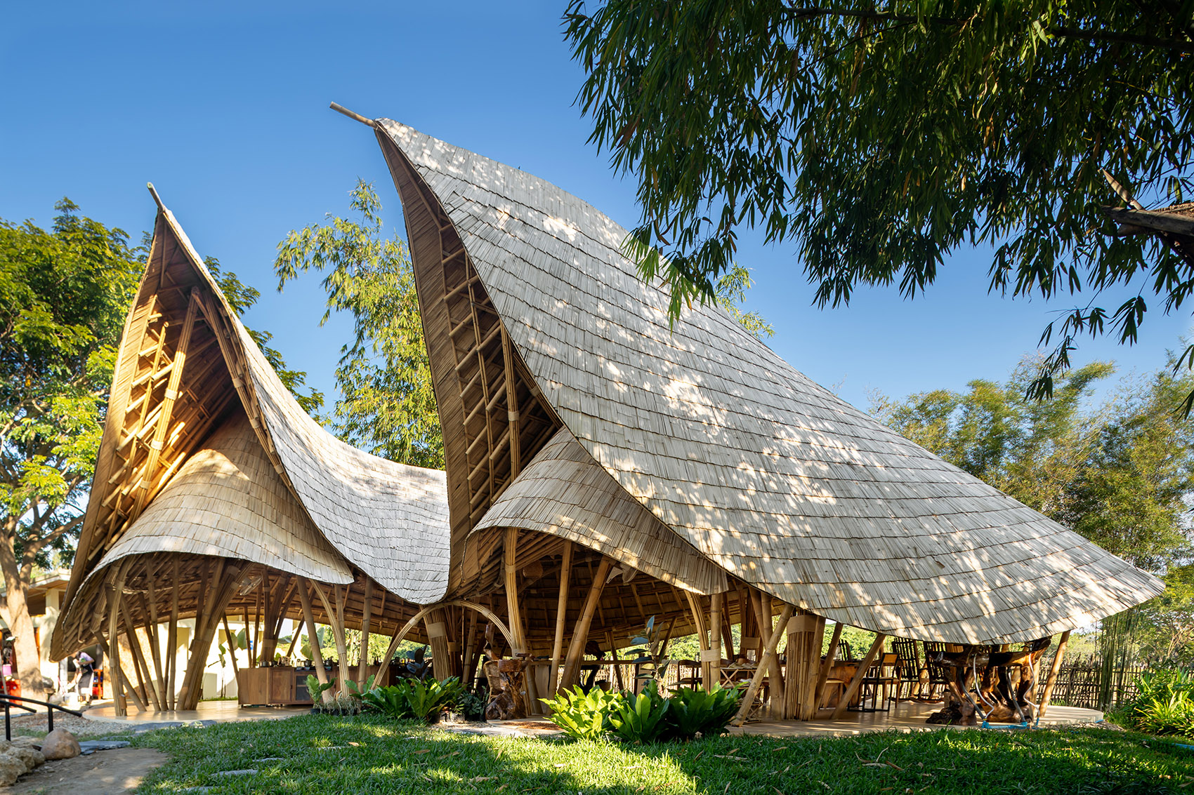 The Bull cooking teaching pavilions