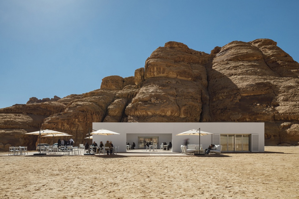 desert x alula visitor centre by kwy studio