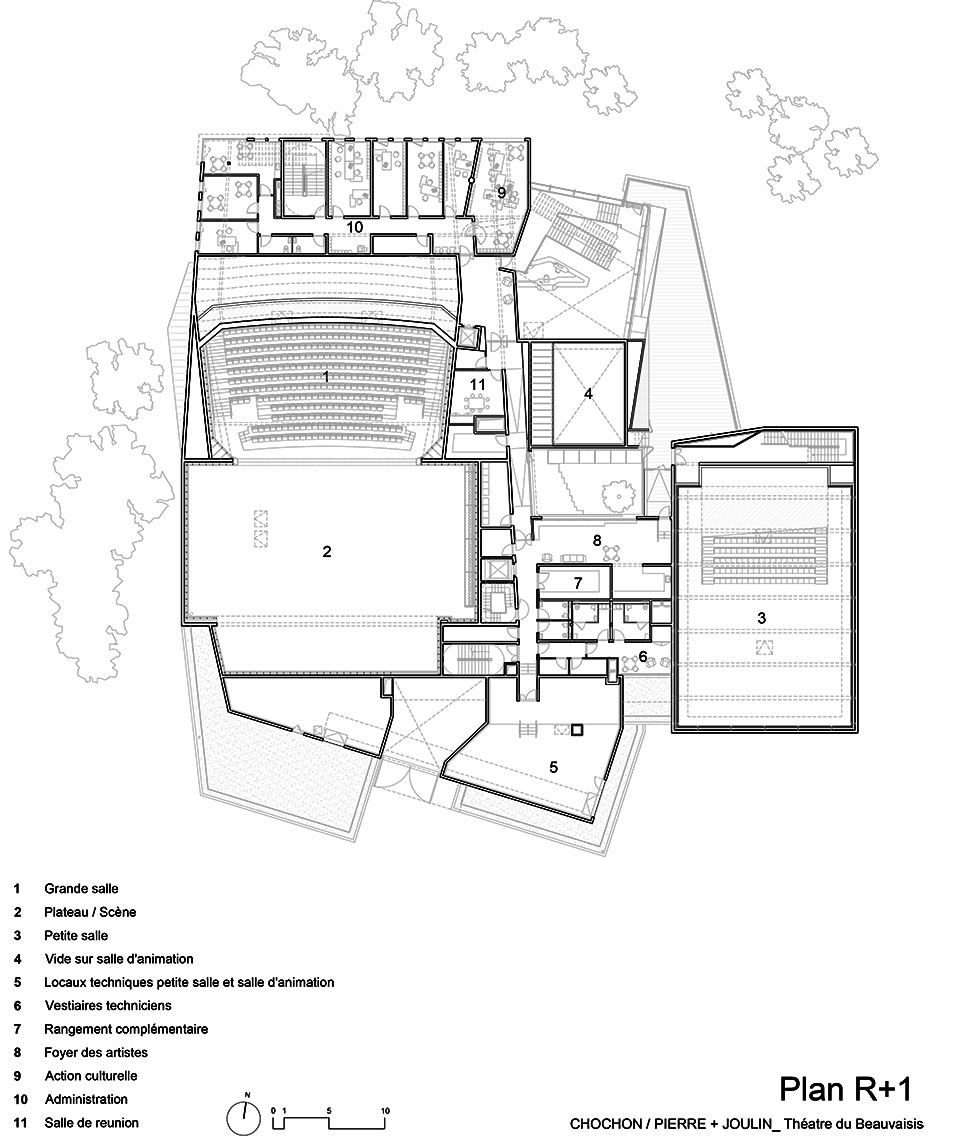the regional theatre of the beauvaisis by the atelier ajc