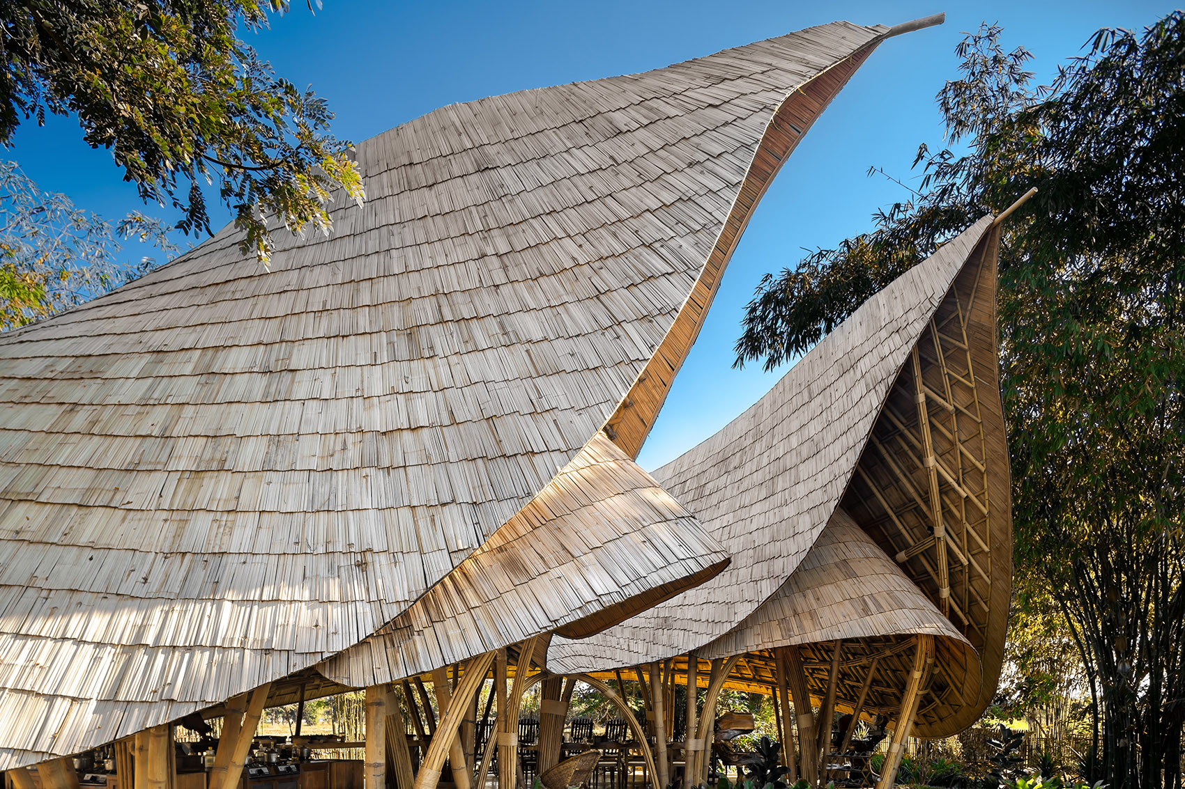 The Bull cooking teaching pavilions