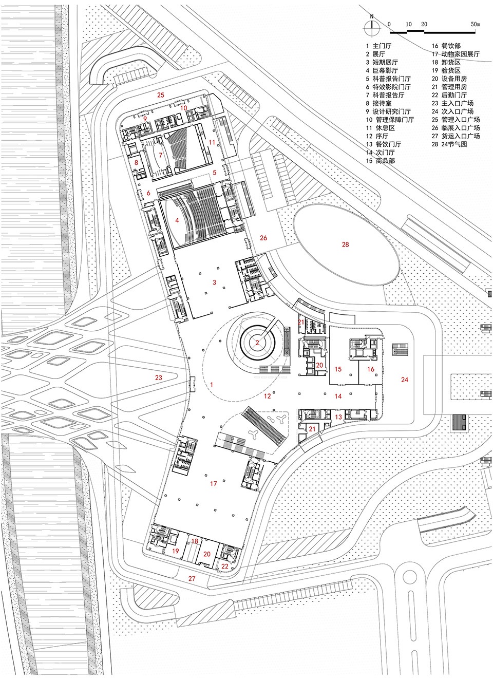 new science and technology museum of henan province by tjad