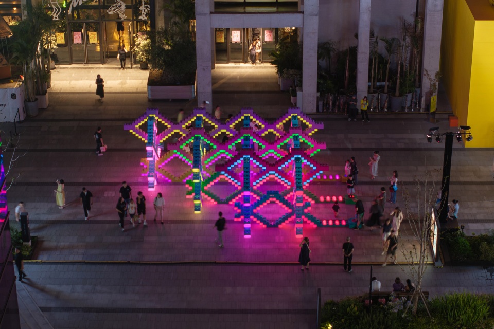 woven playground public art installation by saxing jizi design