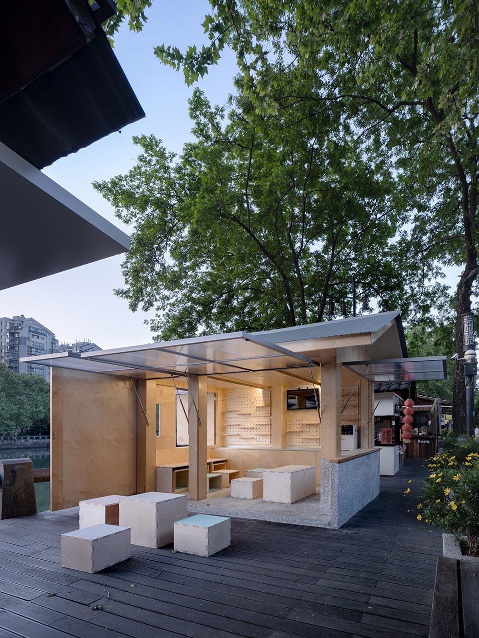 canal pavilion post by zaozuo architecture studio