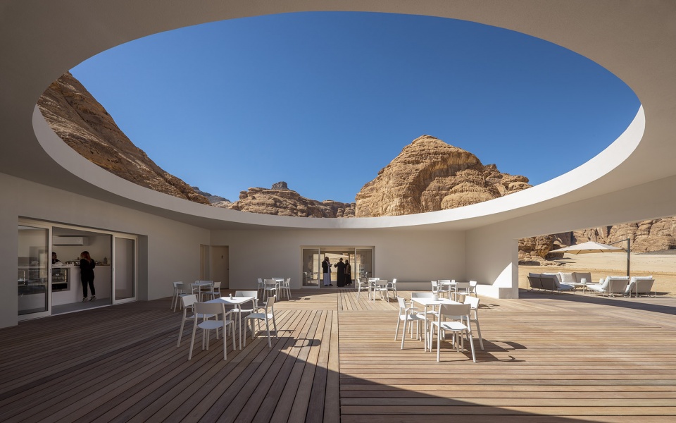 desert x alula visitor centre by kwy studio