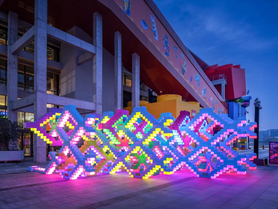 woven playground public art installation by saxing jizi design