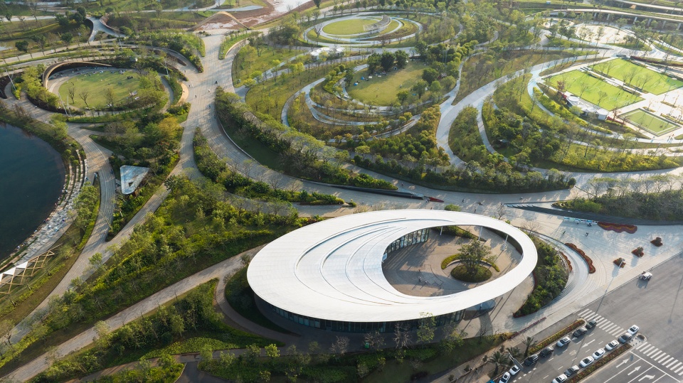 Haikou Xixiu Park Visitor Center China by MUDA Architects