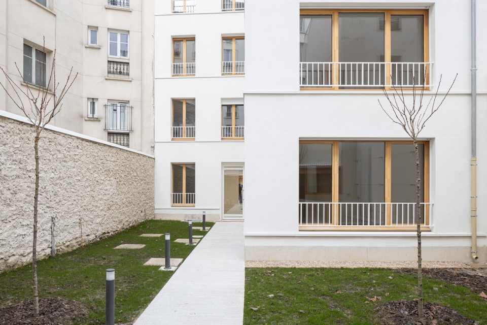 housing units in solid stone by mao architects