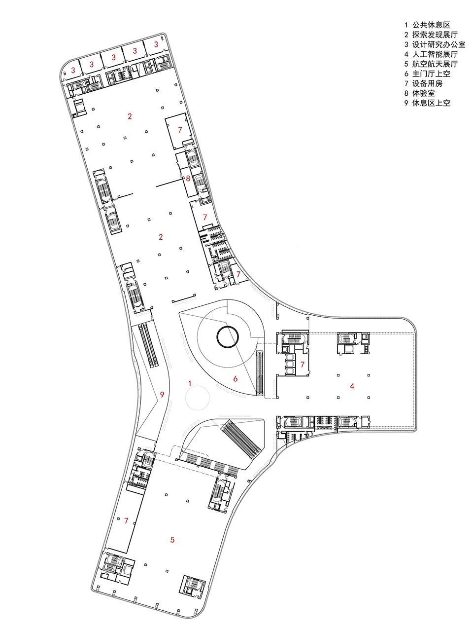 new science and technology museum of henan province by tjad
