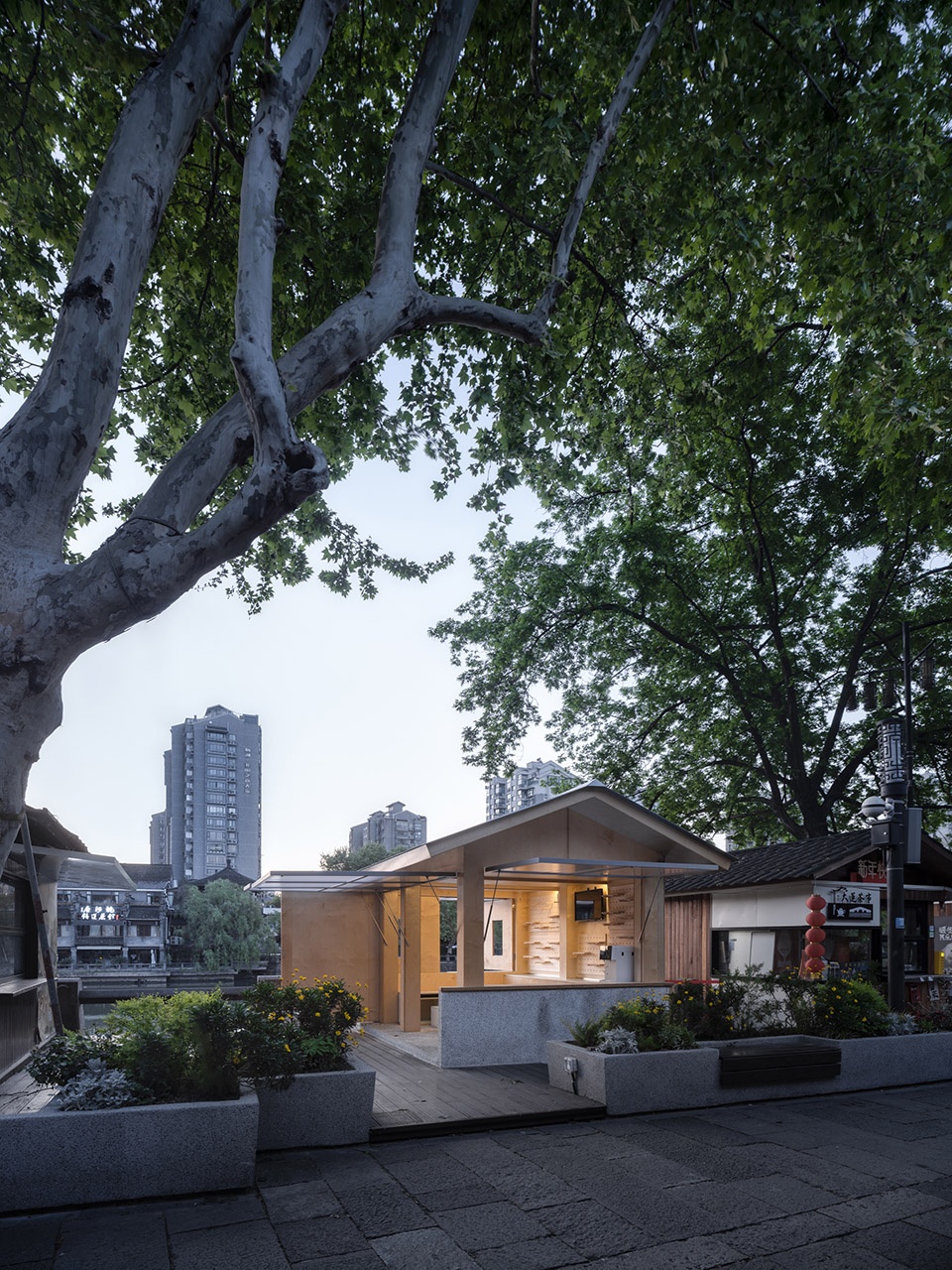 canal pavilion post by zaozuo architecture studio