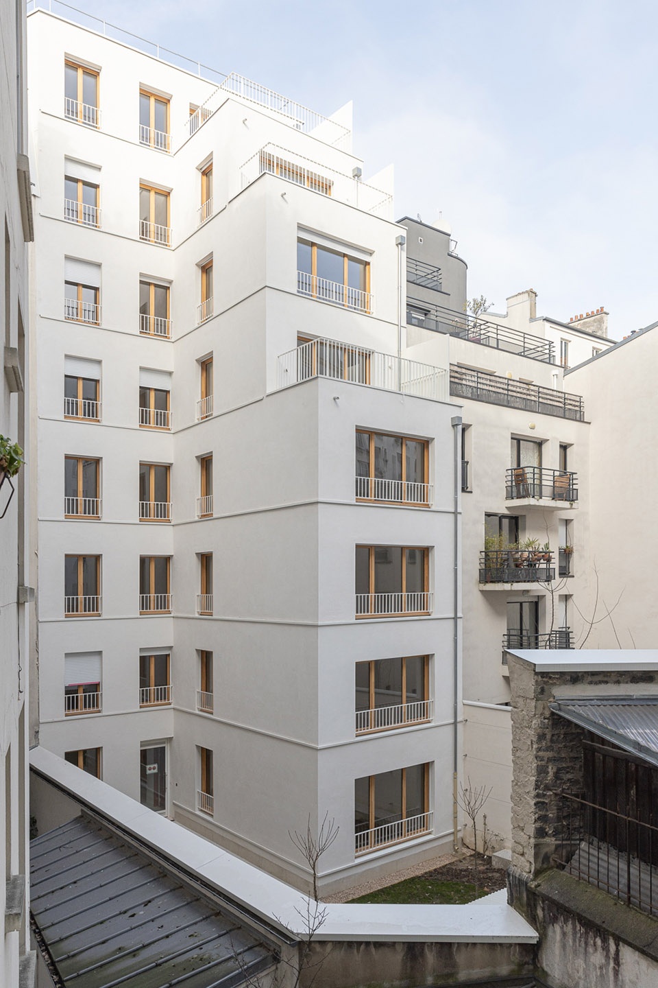 housing units in solid stone by mao architects