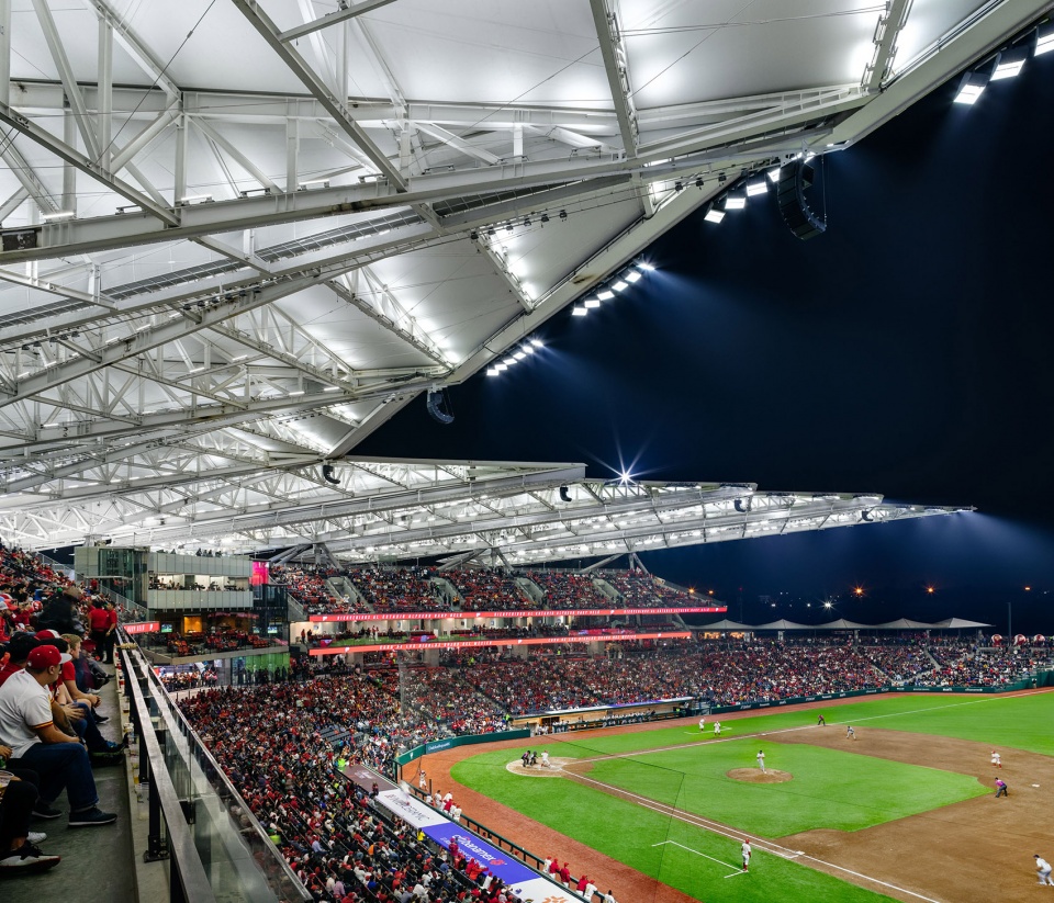 diablos rojos stadium by fgp atelier taller adg