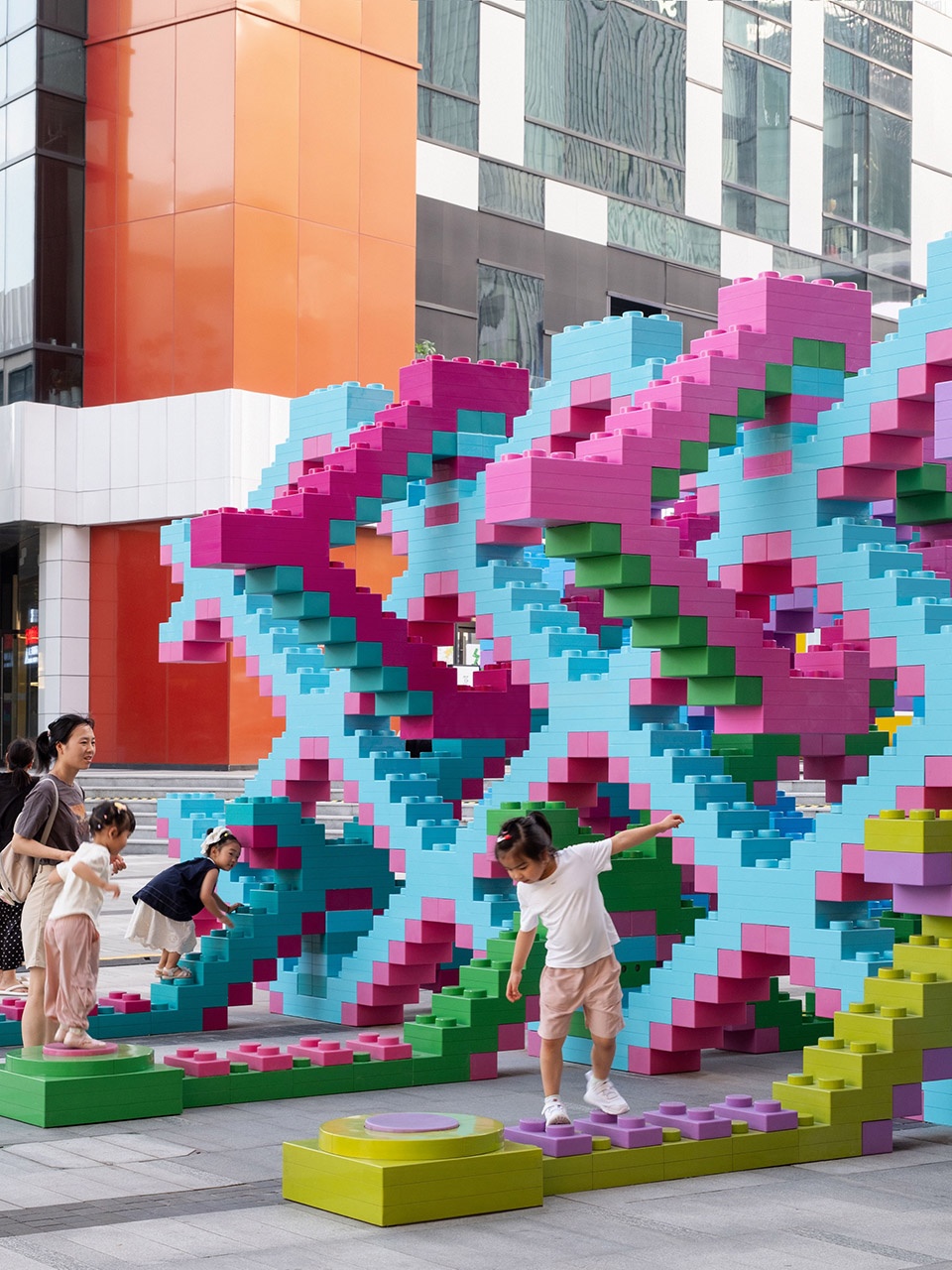 woven playground public art installation by saxing jizi design