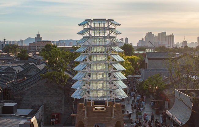   Datong Ancient Town Silk Road Tower by XJ Design Agency