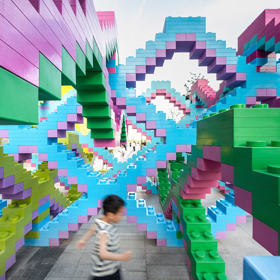 woven playground public art installation by saxing jizi design