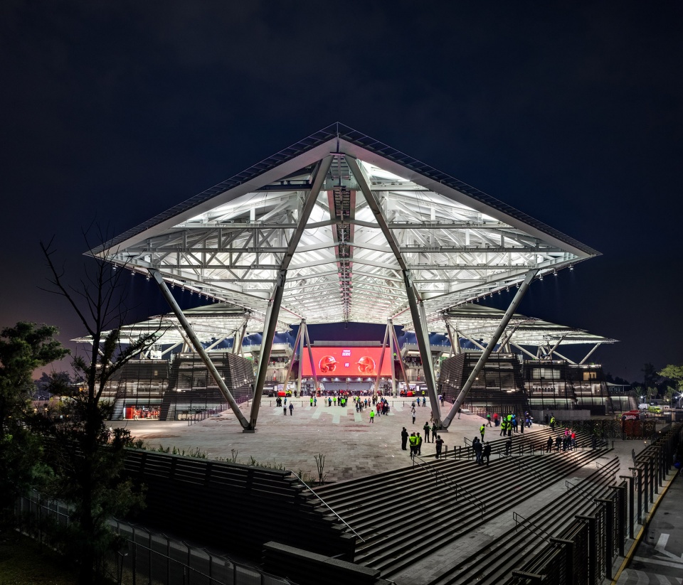 diablos rojos stadium by fgp atelier taller adg