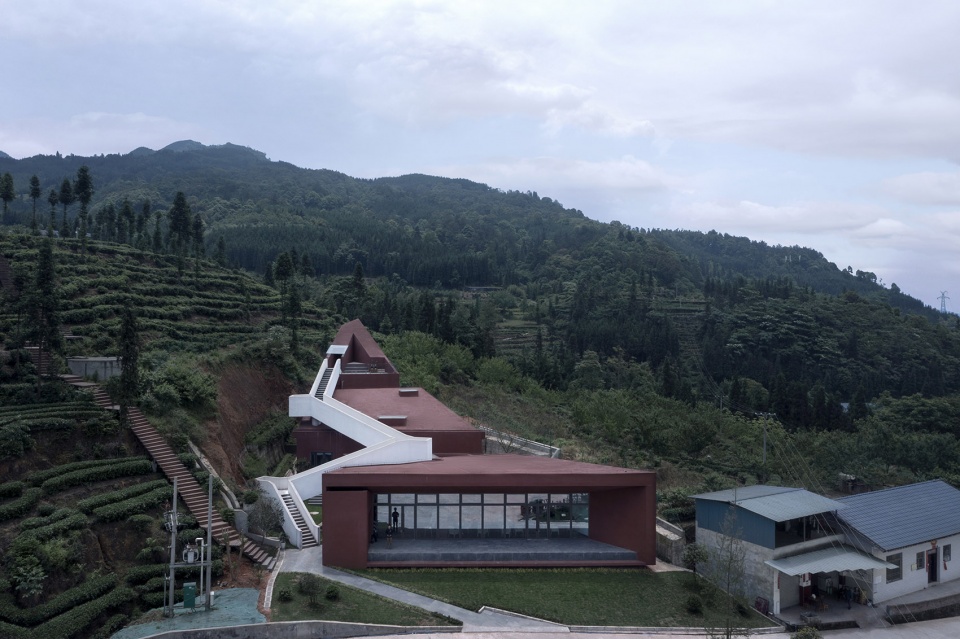 the church in the valley mabian visitor center china by wearch