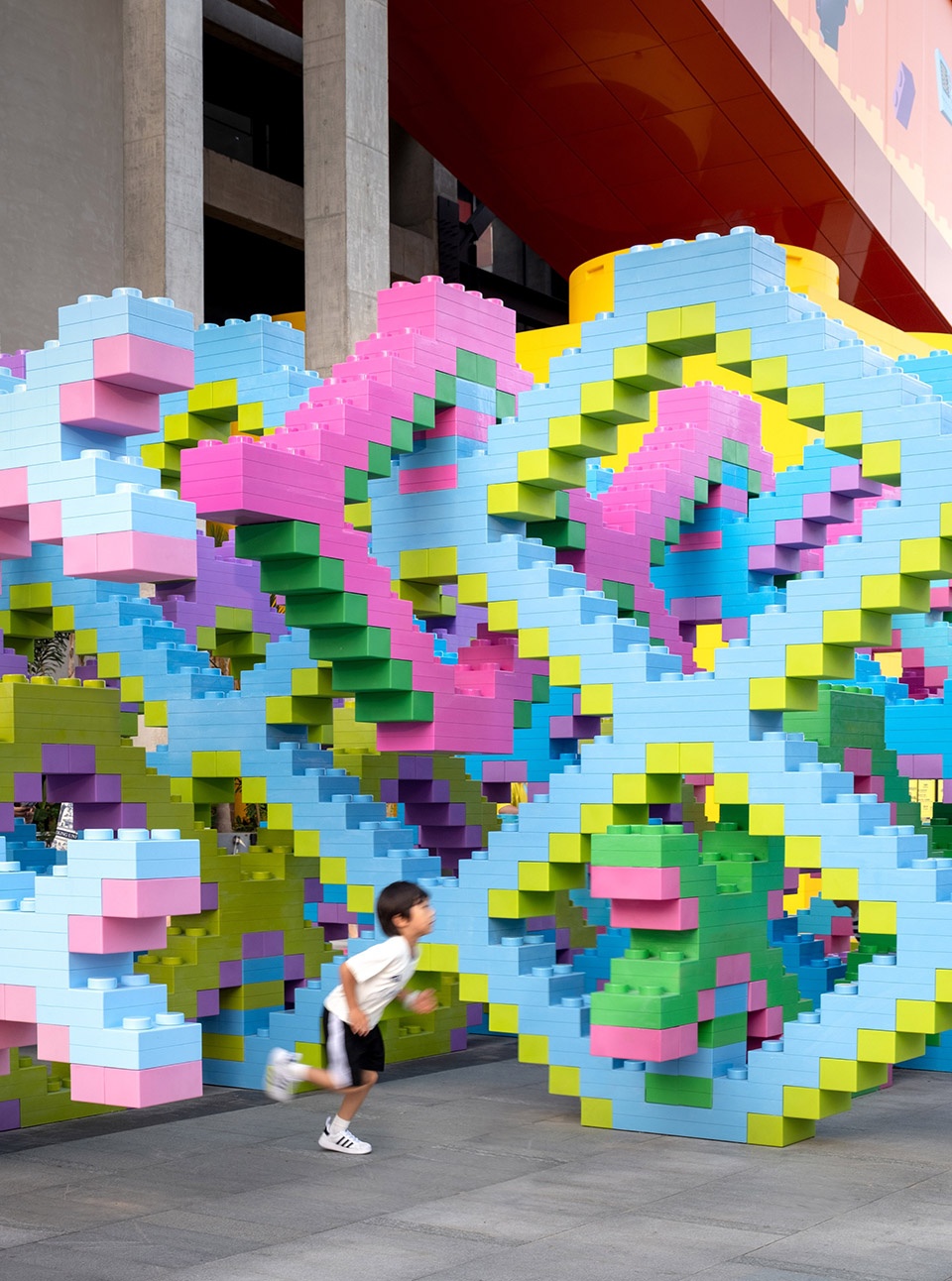 woven playground public art installation by saxing jizi design