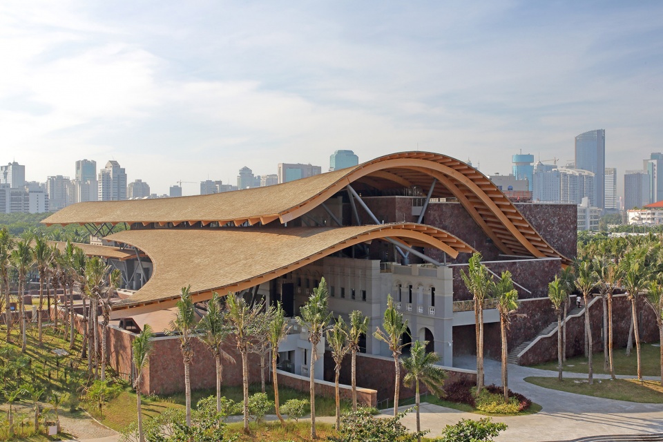 haikou citizen and tourist center land based rationalism