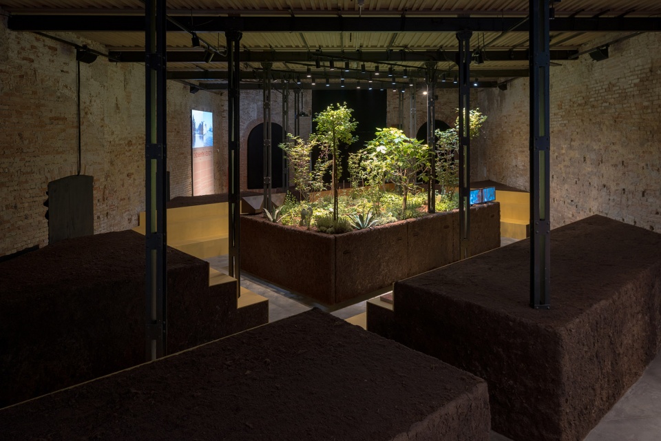 regenerative architecture chinampa veneta at the venice biennale by estudio ignacio urquiza y ana paula de alba