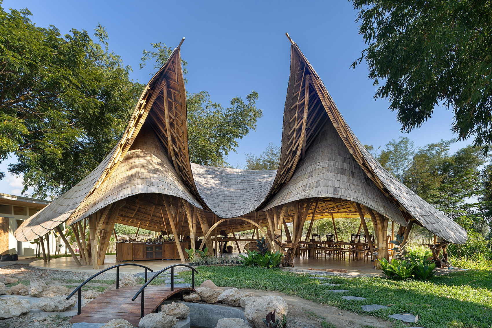 The Bull cooking teaching pavilions