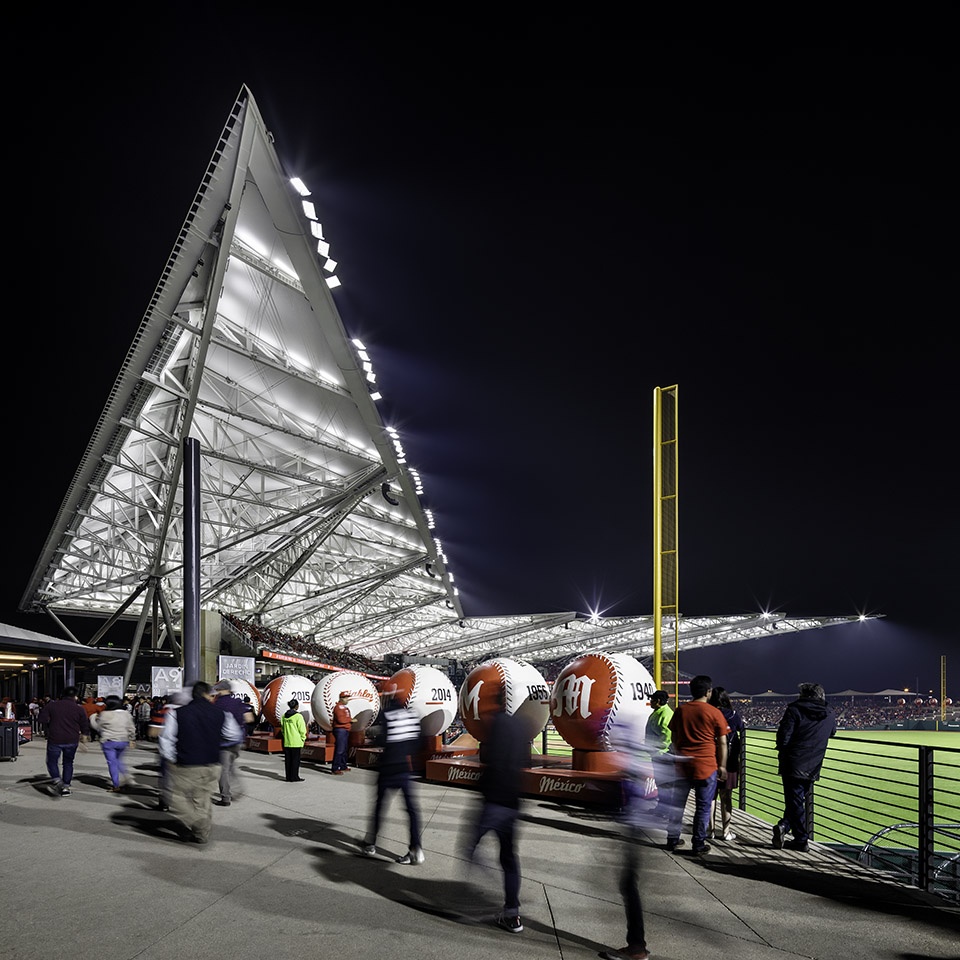 diablos rojos stadium by fgp atelier taller adg