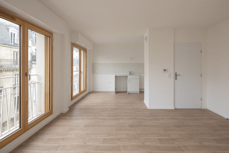 housing units in solid stone by mao architects