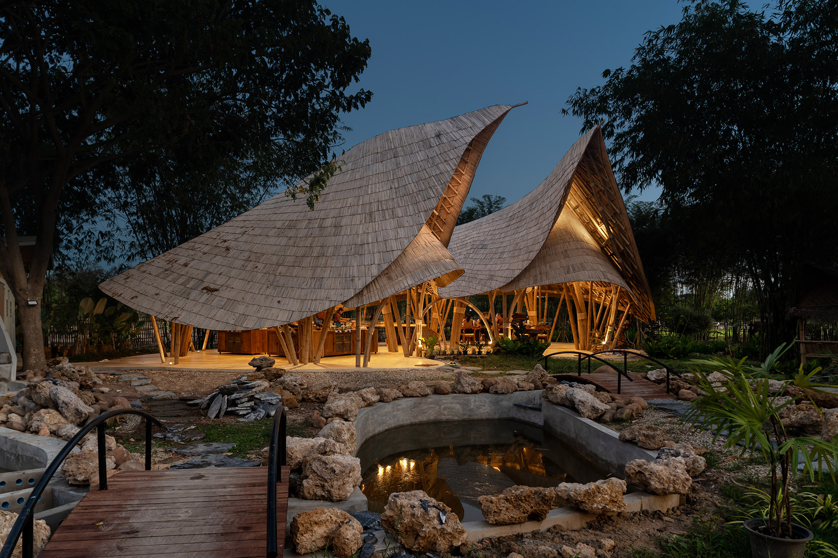 The Bull cooking teaching pavilions