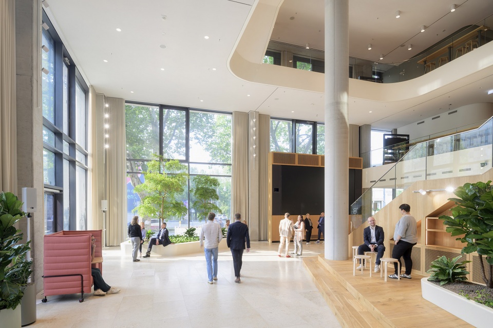 b one office building by cfmoller architects