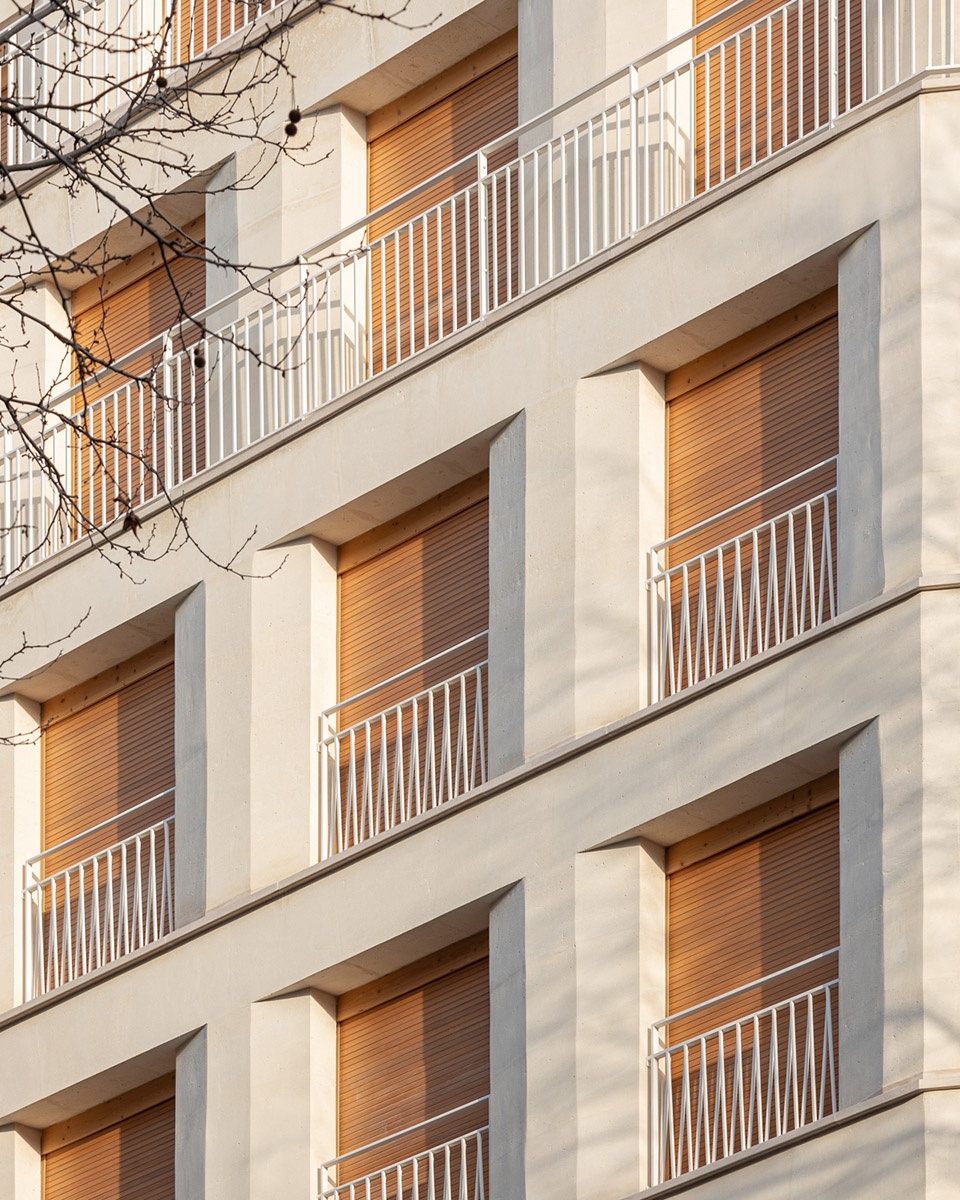 housing units in solid stone by mao architects