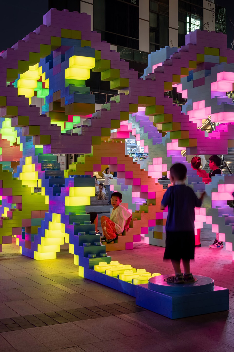 woven playground public art installation by saxing jizi design